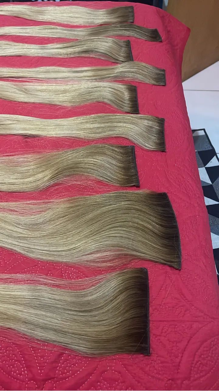 Mega hair humano brasileiro -65cm (9 telas)