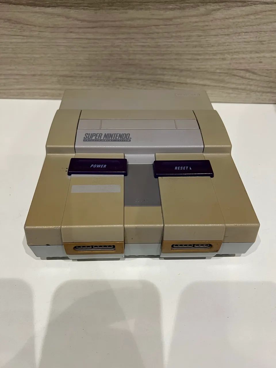 Super Nintendo com defeito 