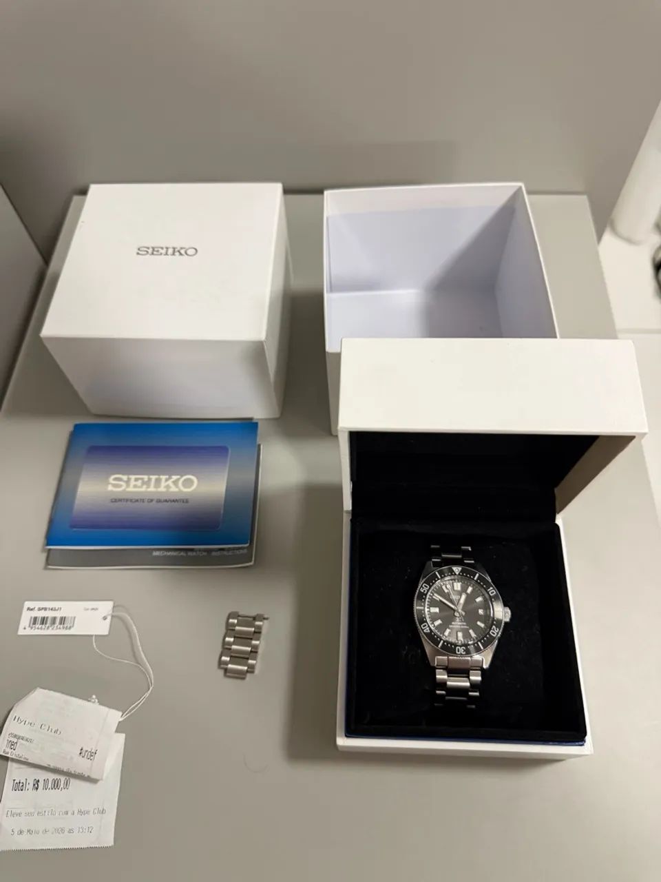 Seiko Prospex 62MAS (SPB143 Automático - Full Set (Caixa e Documentos) - Foto 2