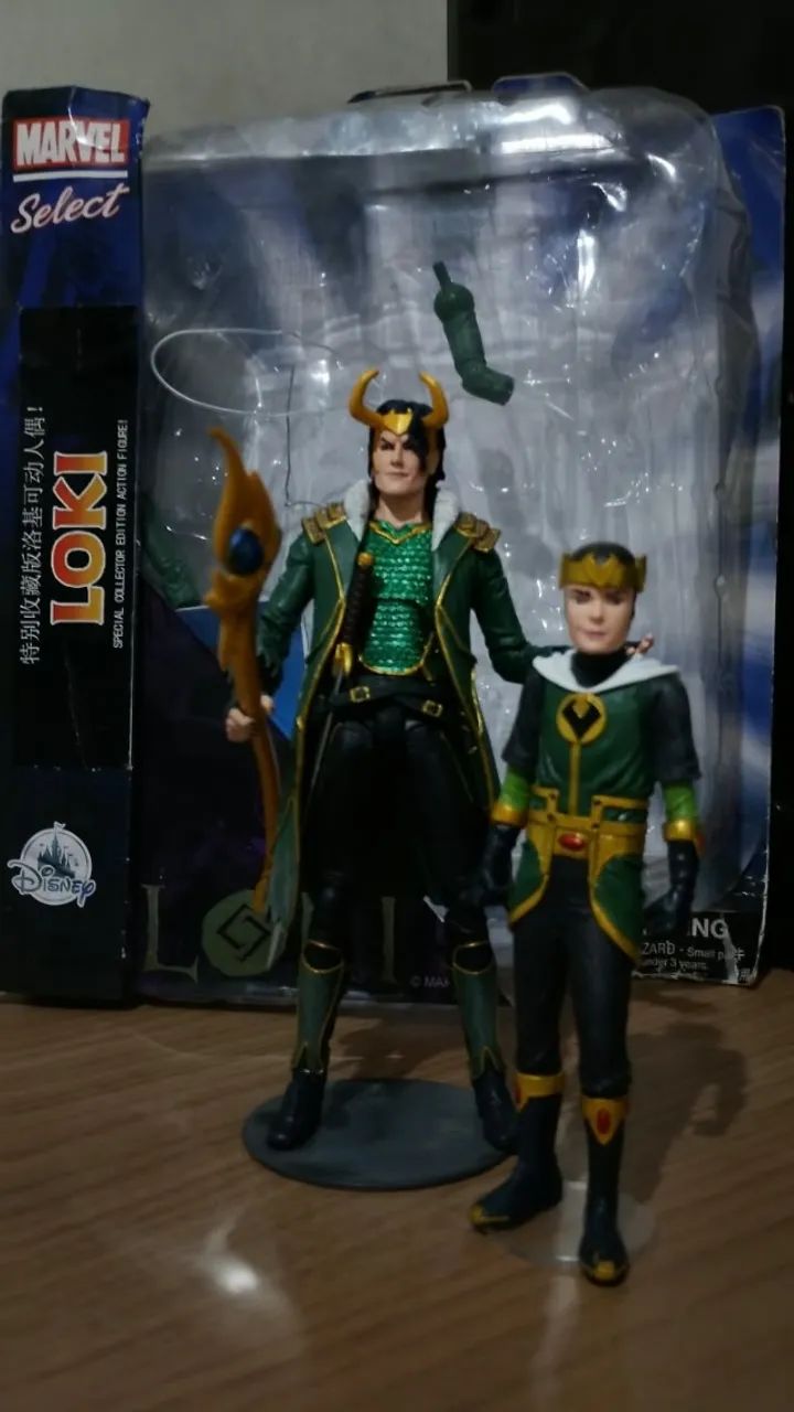 Loki com Kid Loki Action Figure 2-Pack Marvel Select DIAMOND SELECT TOYS