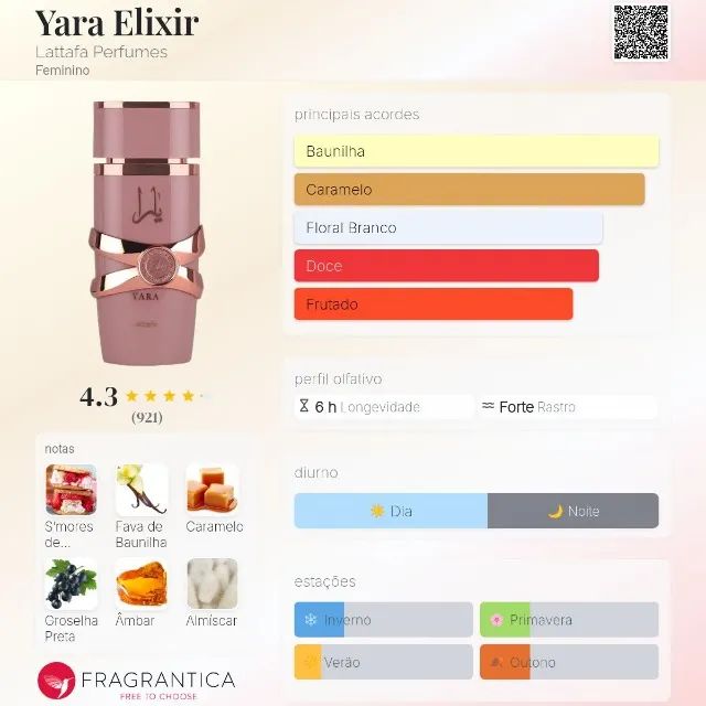 Perfume Yara Elixir 100ml edp - Foto 2