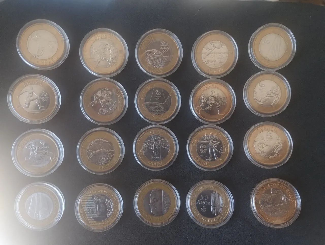 Moedas colecionáveis 