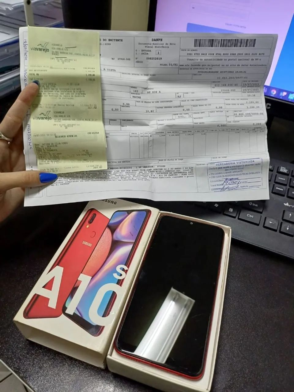 Celular A10s - Usado, em perfeito estado de conservação  - Foto 3