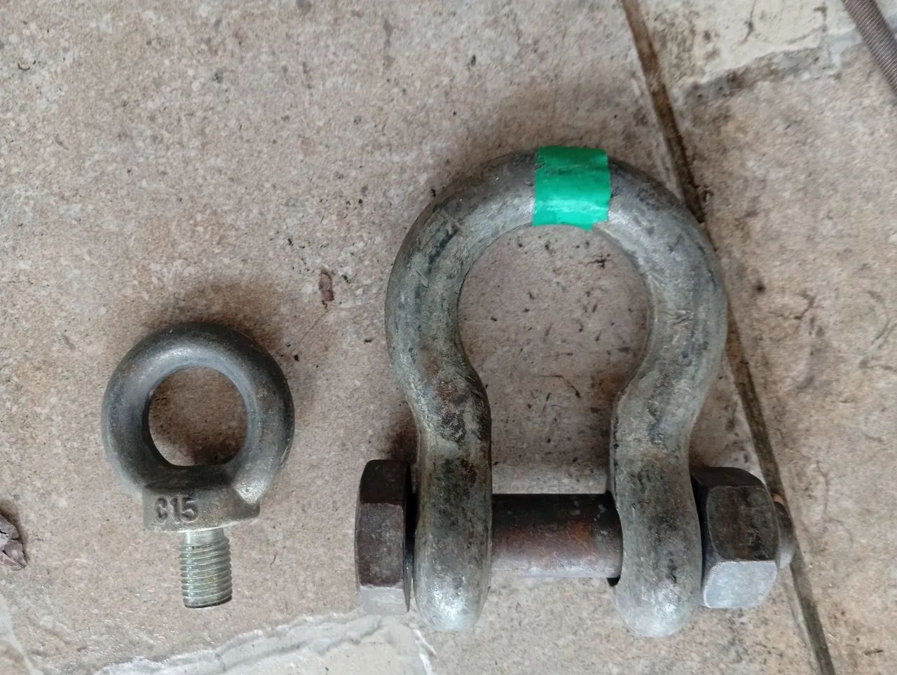 Olhal M16 e Anilha