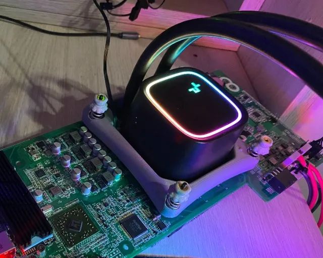 Adaptador Watercooler para AMD BC-250 - Compatível com Fixação Intel Kit Completo