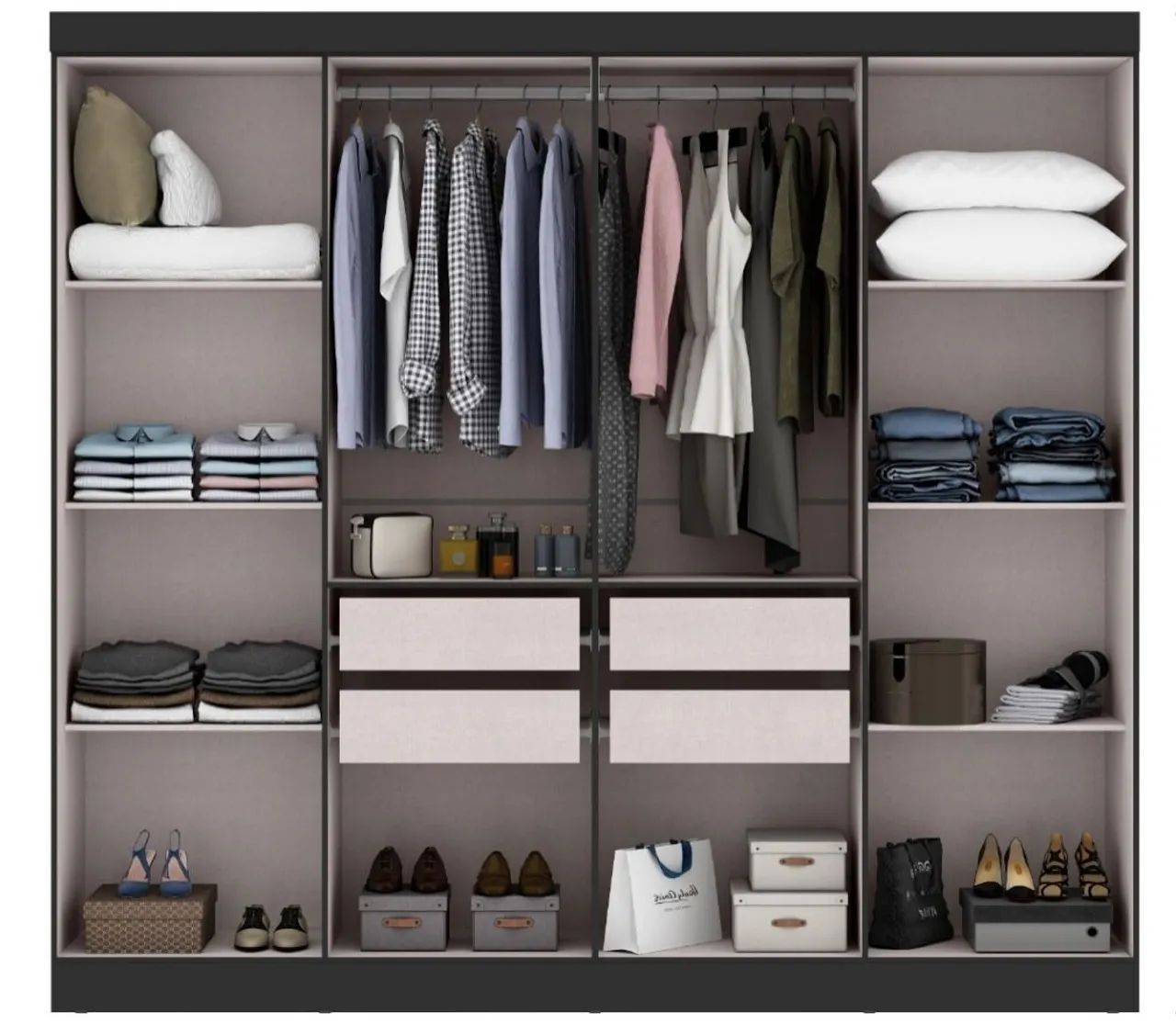 Guarda roupa Holanda 8 portas 100% MDF  - Foto 4