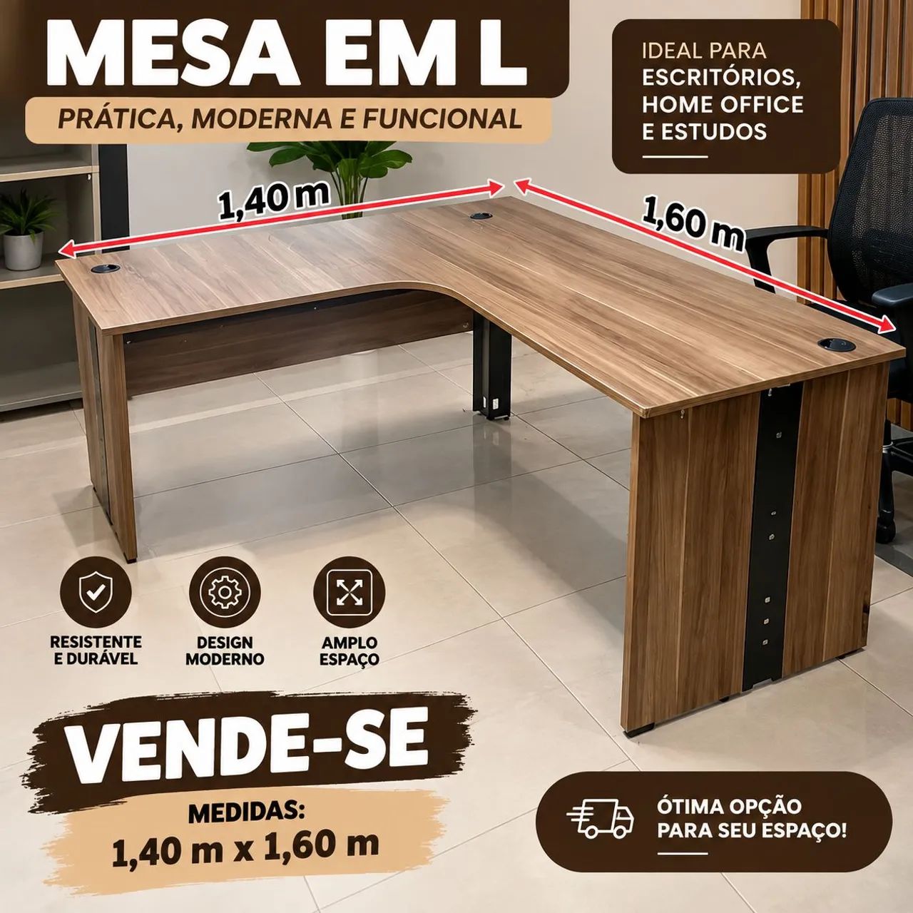 Mesa medida 1.40 por 1.60  - Foto 2