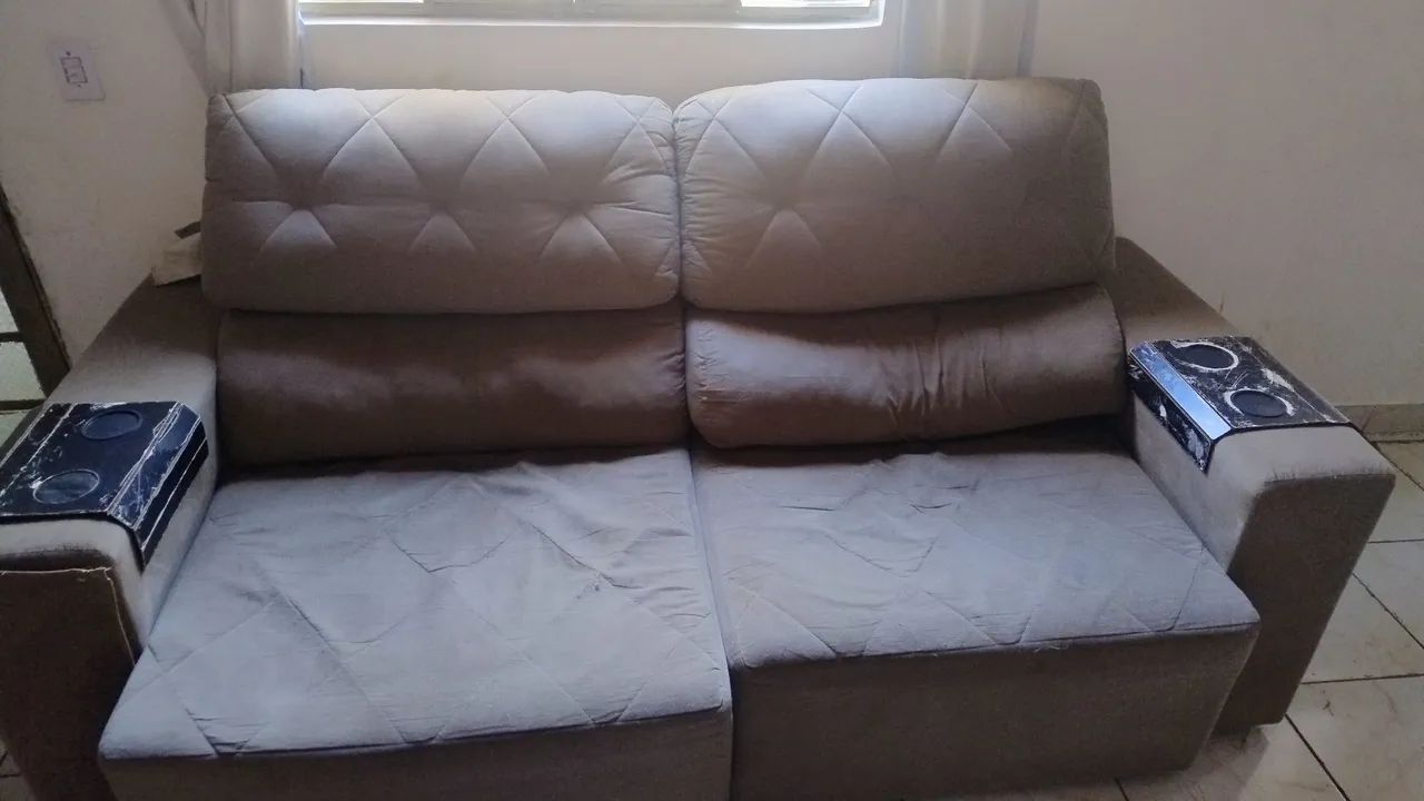 Sofá retrátil usado - Foto 2