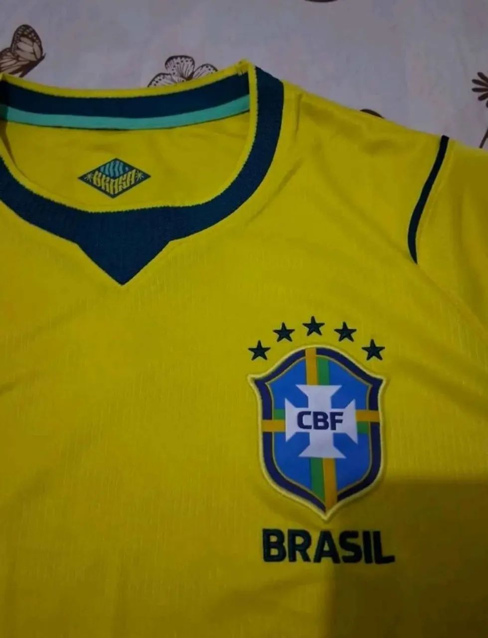 Camisa do Brasil torcedor GG - Foto 5