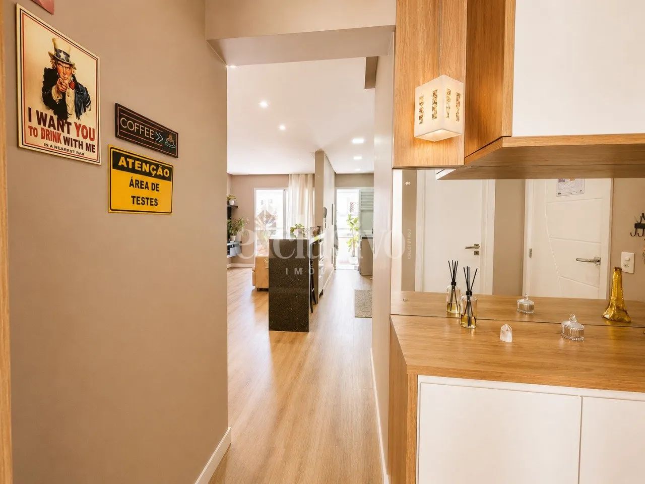 Apartamento mobiliado com 2 suítes no Abraão, Florianópolis/SC - Foto 3