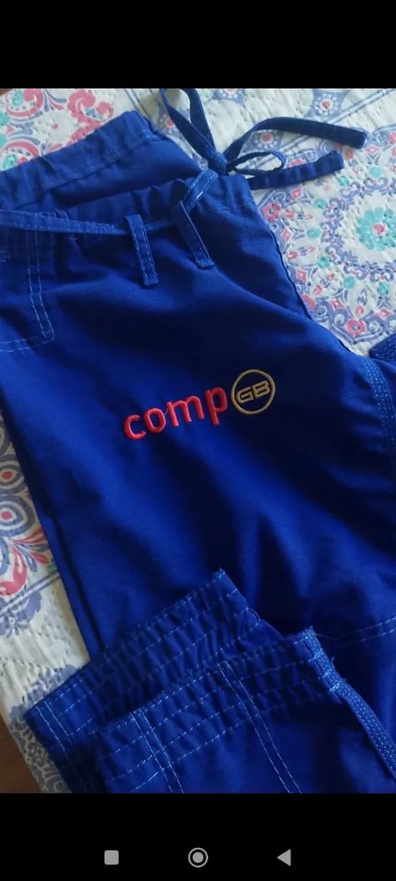 Kimono Gracie Barra azul A0 - Foto 3