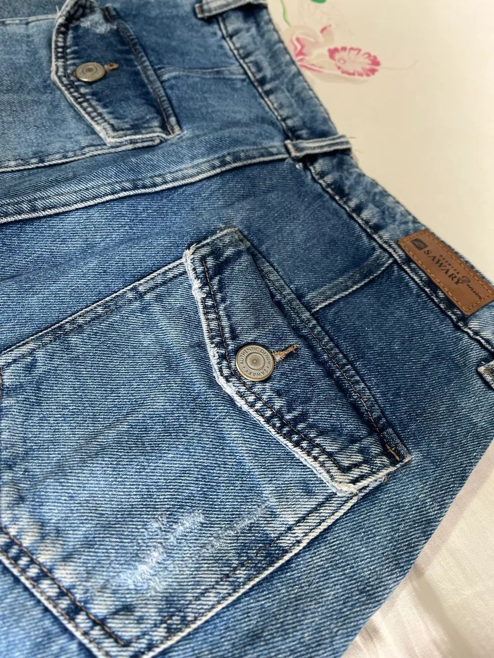 Calça vintage mom jeans  - Foto 4