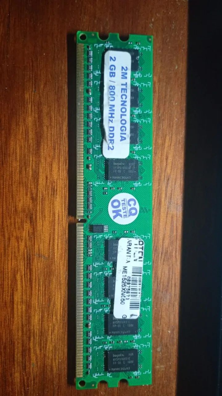 Memoria RAM e Processadores antigos 