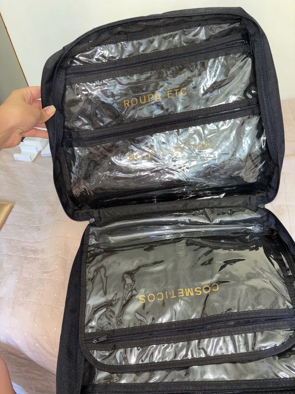 Bolsa pessoal com divisórias  - Foto 2
