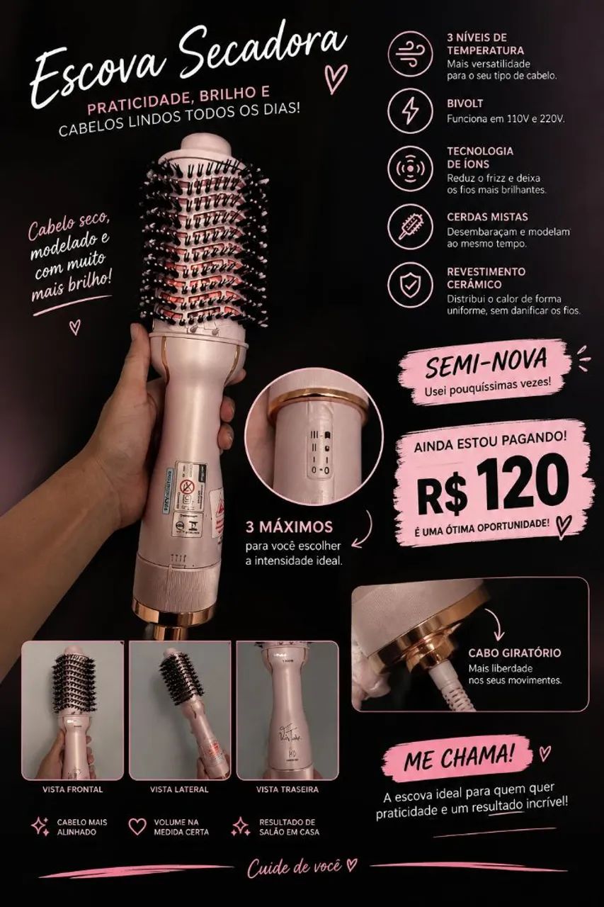 Escova secadora 