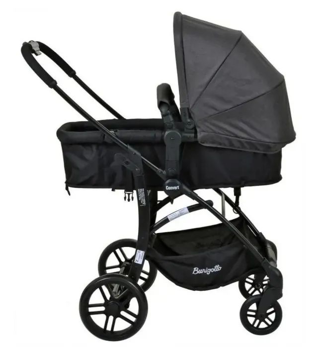 Burigotto, Carrinho de Bebê Convert Dark Gray