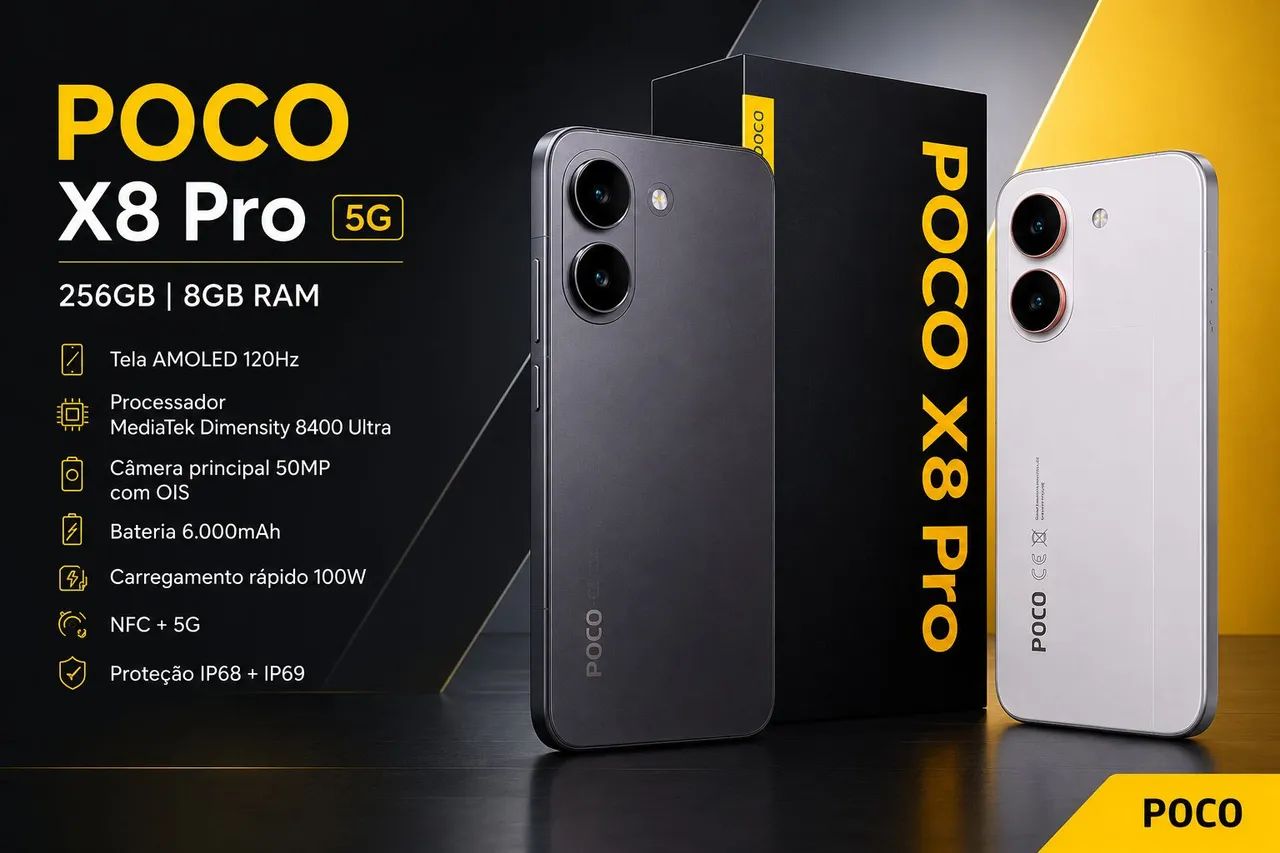 Poco X8 Pro 256 GB - Celulares e Smartphones - Embaré, Santos