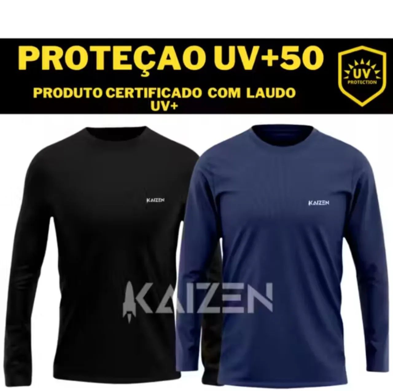 Camisa com proteção UV 