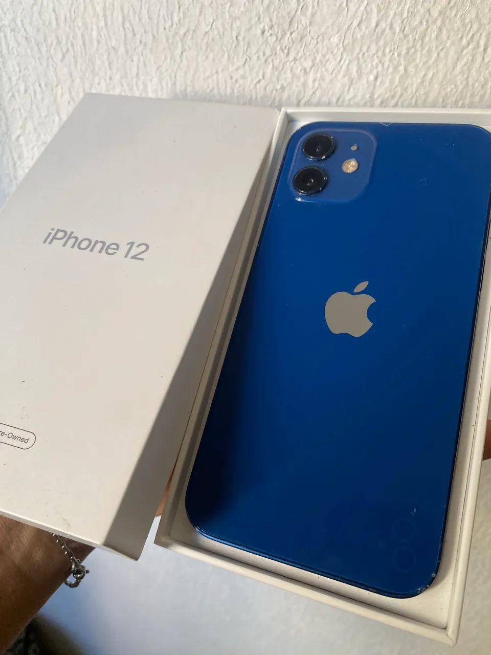 iPhone 12 128GB muito novo com caixa e nota + acessórios  - Foto 3
