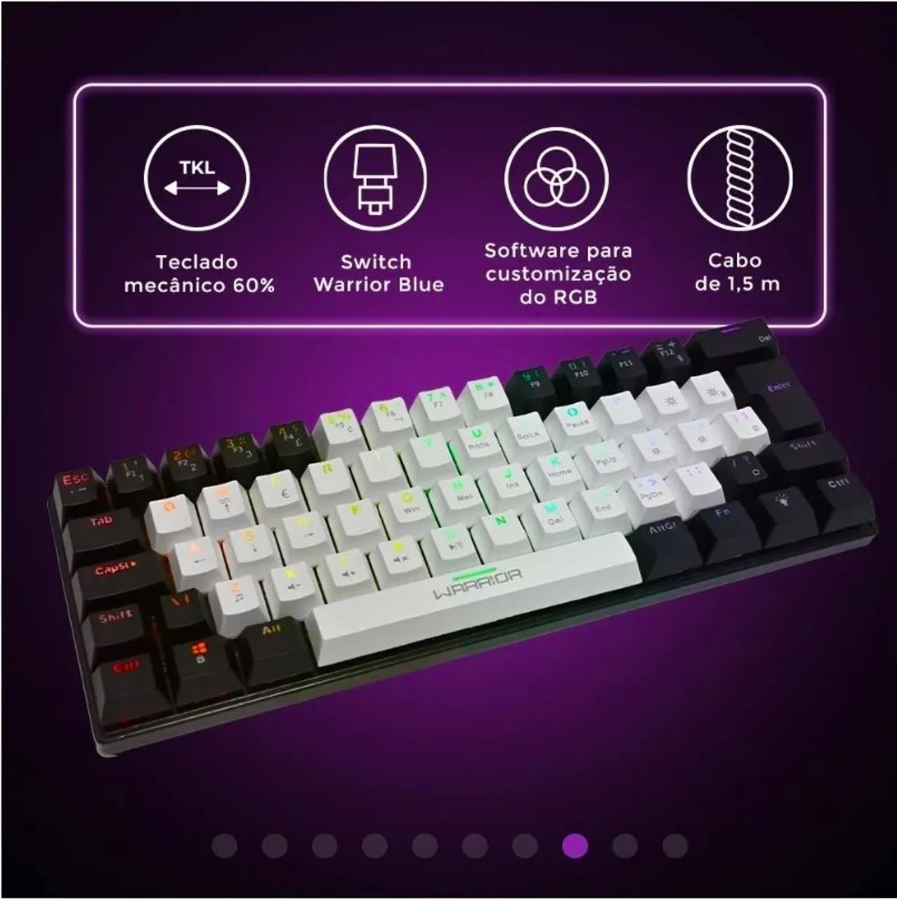 Teclado Gamer Mecânico Royal Precision  - Foto 4
