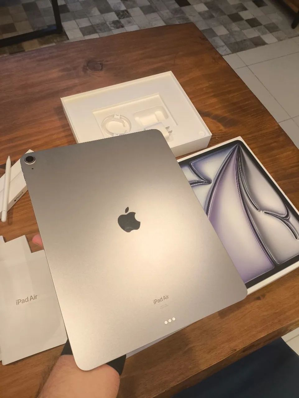 iPad Air 13 M2 128GB + Apple Pencil - Impecável - Foto 2