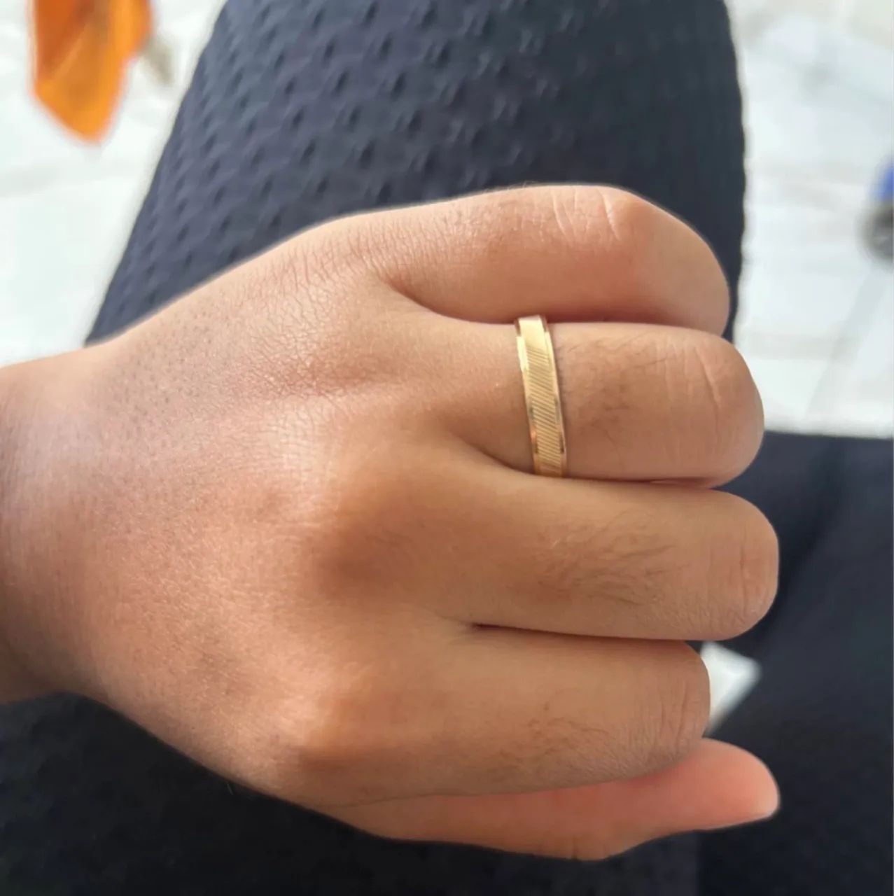 Aliança em ouro 16