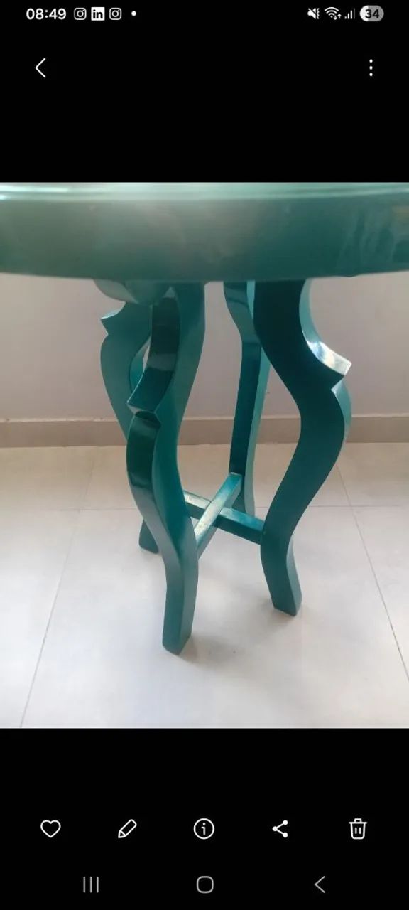 Mesa em madeira maciça  - Foto 5