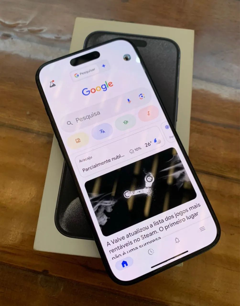 iphone 15 pro - azul titanium 