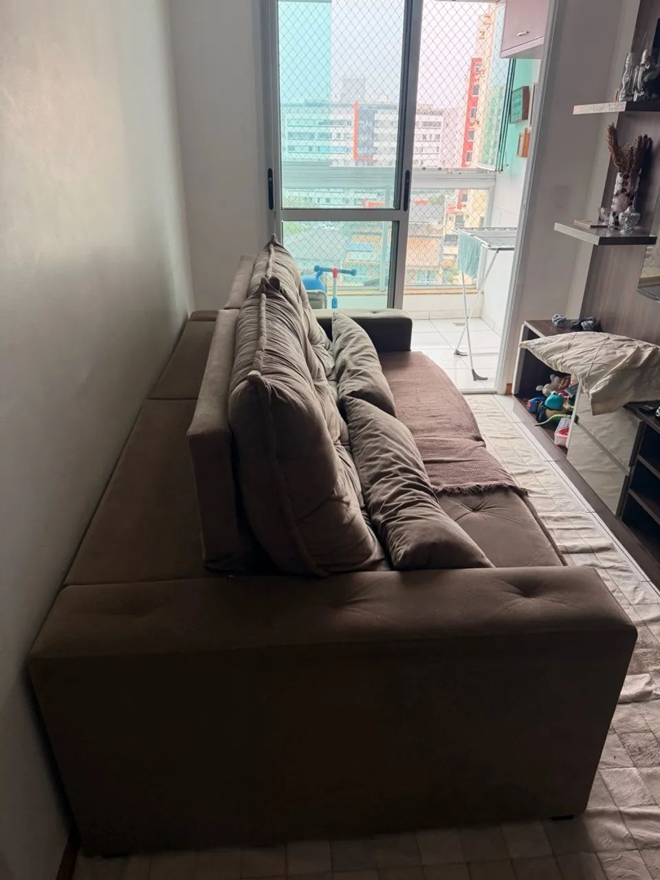 Vendo Sofá Retrátil e Reclinável 4 lugares  - Foto 2