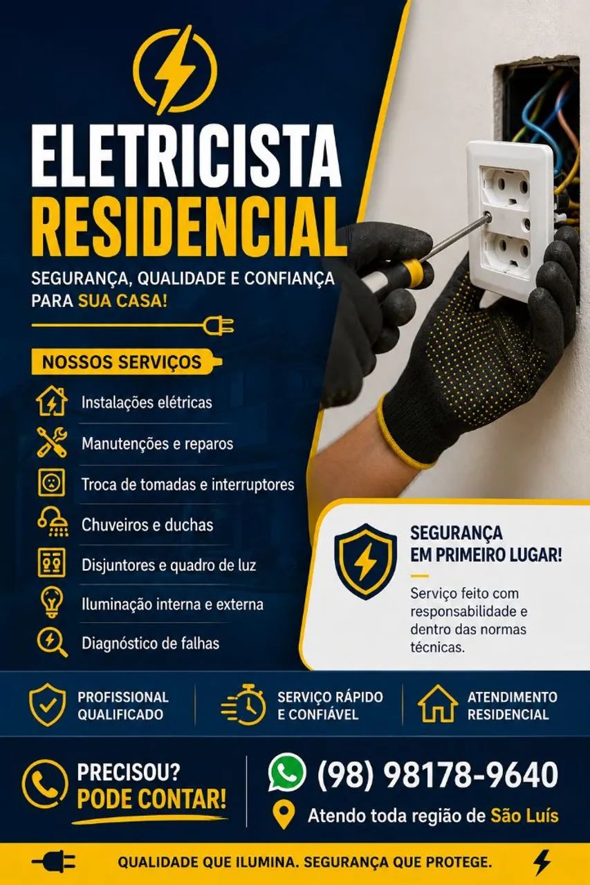 Eletricista residencial