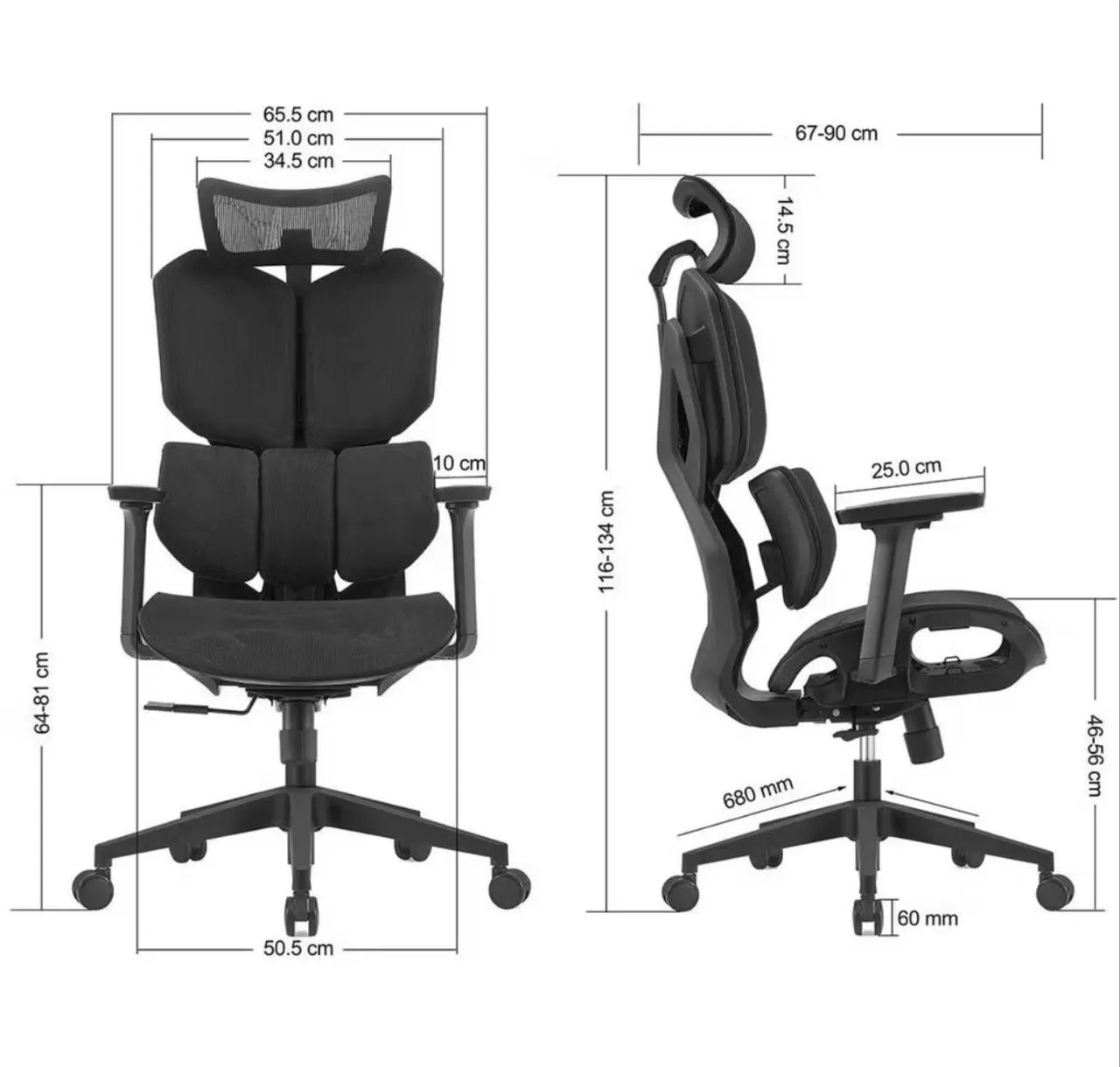 Cadeira gamer/escritório ergonômica  - Foto 2
