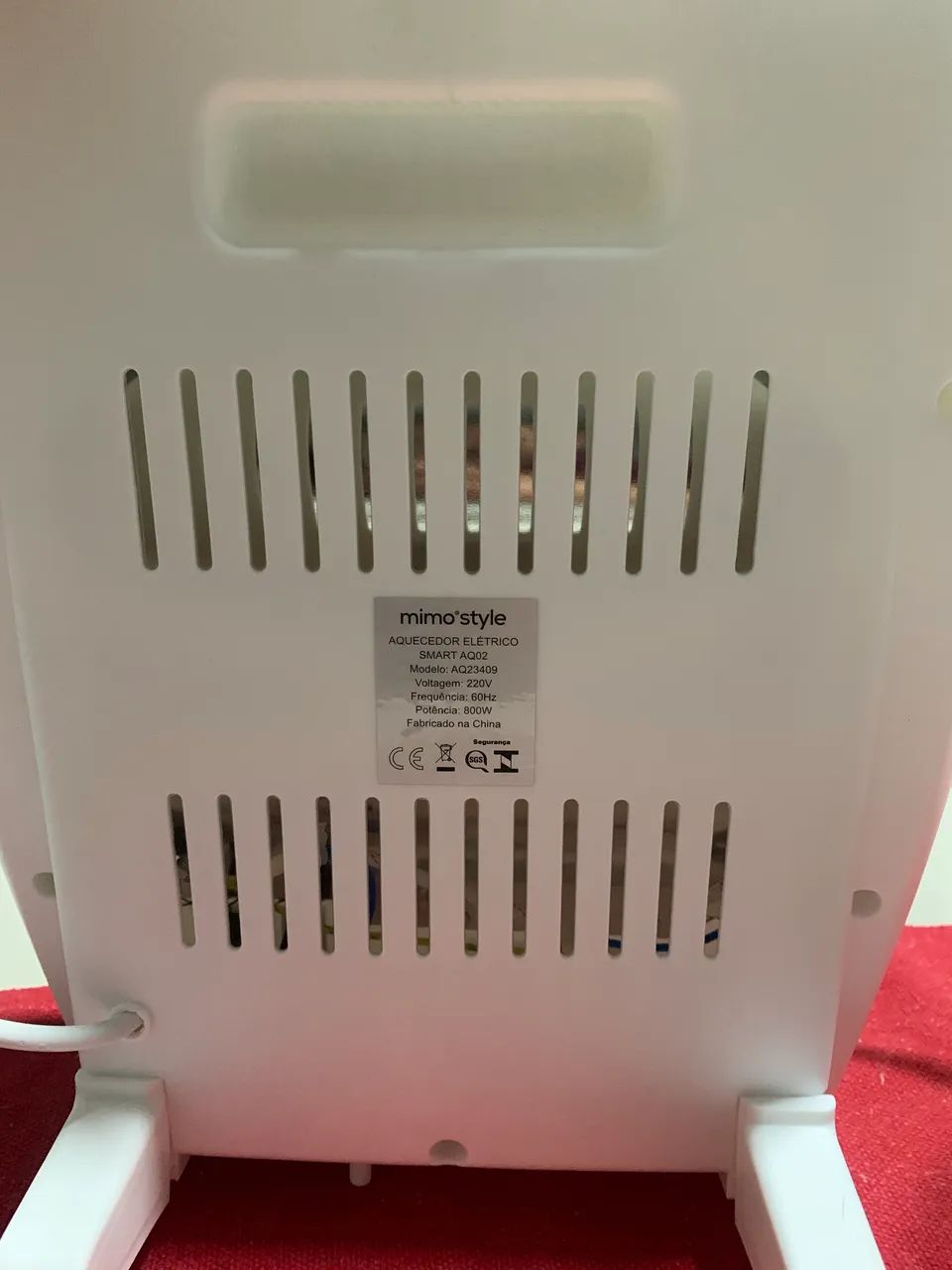 Mini Aquecedor Elétrico Mimo Style 800W - 220V - Foto 2