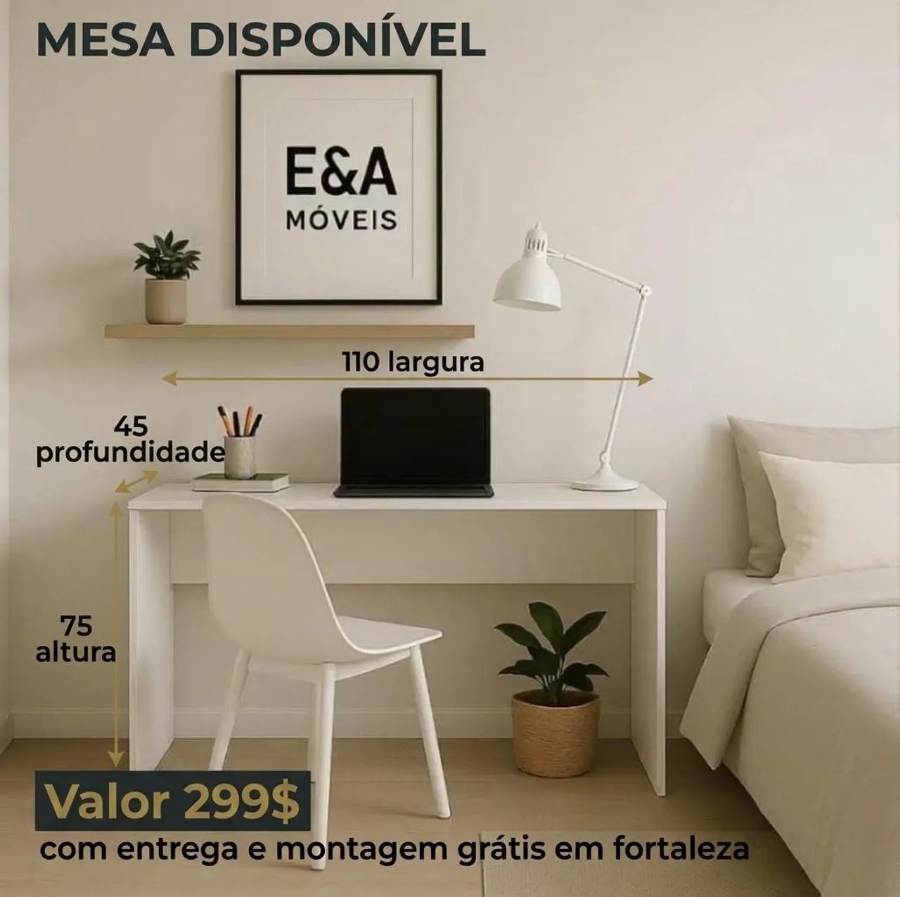 Mesas disponíveis a pronta entrega  - Foto 2