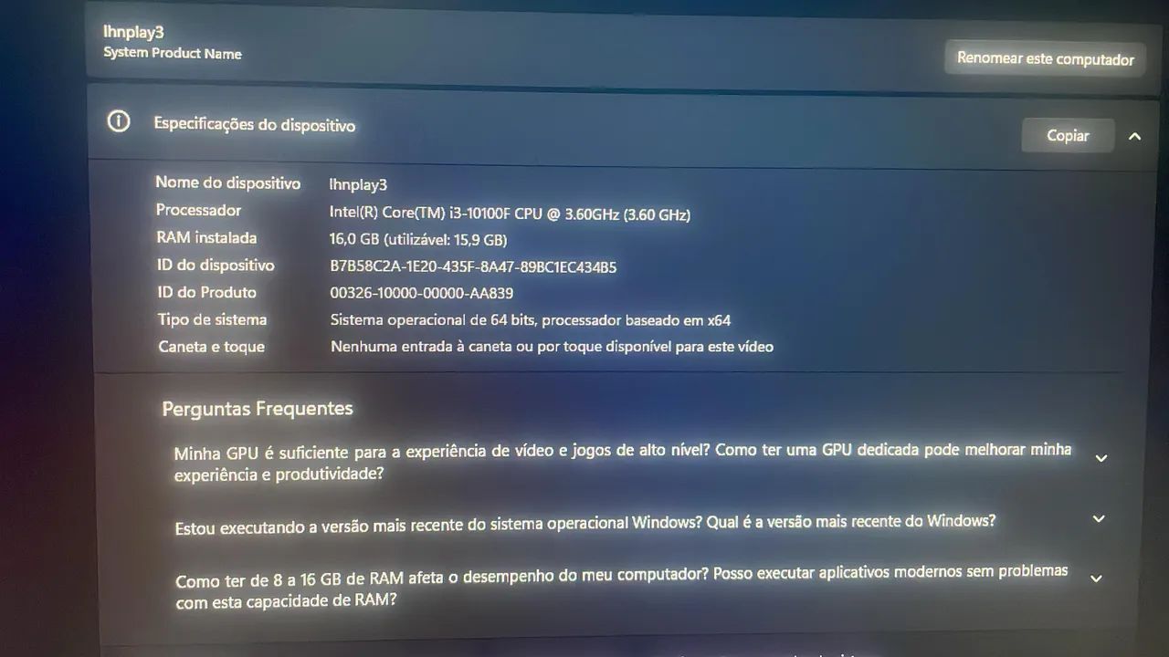 PROCESSADOR I3 10100F - Foto 2