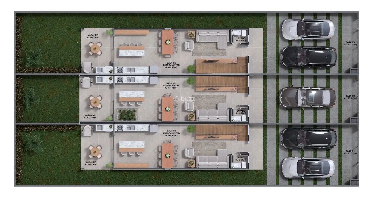 Casas em Construção 3 dormitórios Ribeirão da Ilha Florianópolis - Foto 4