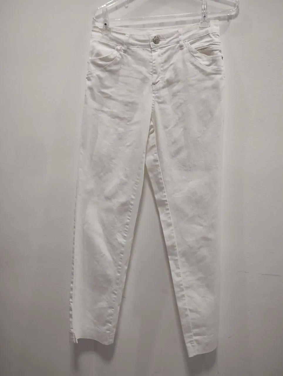 Calça jeans branca casual 