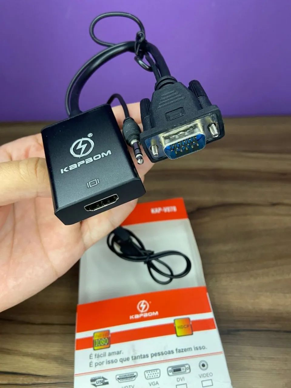 CONVERSOR VGA PARA HDMI - Foto 3