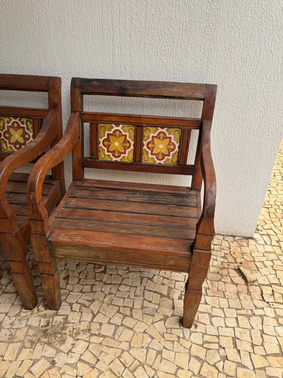 2 cadeiras rústicas namoradeira  - Foto 3