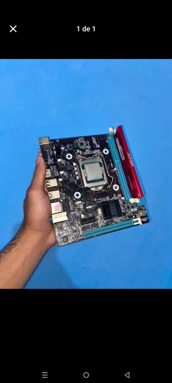 Kit i3 4160+placa mãe+memória ddr3 8gb