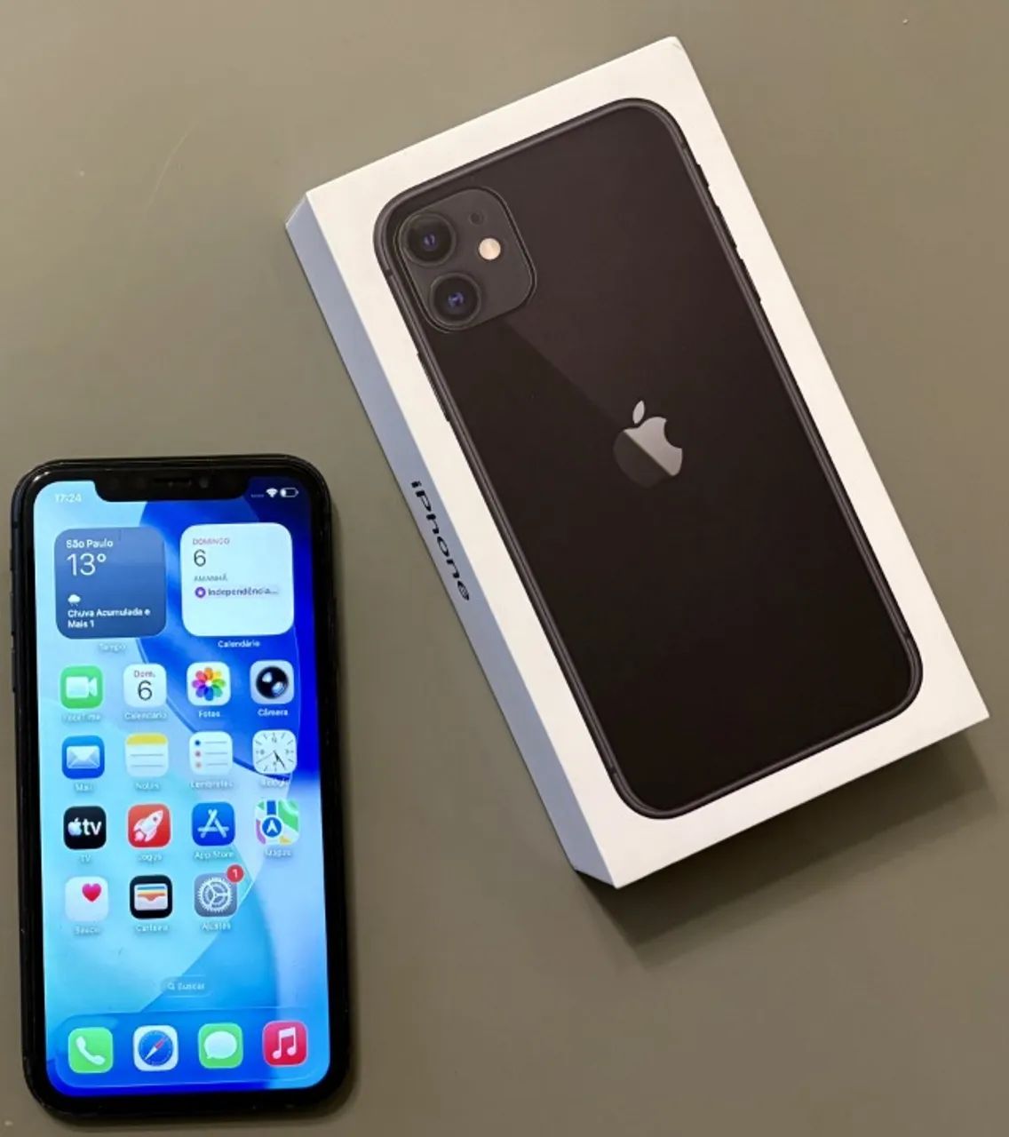Apple iPhone 11 (64 Gb) Preto - 88% Bateria / Caixa Original