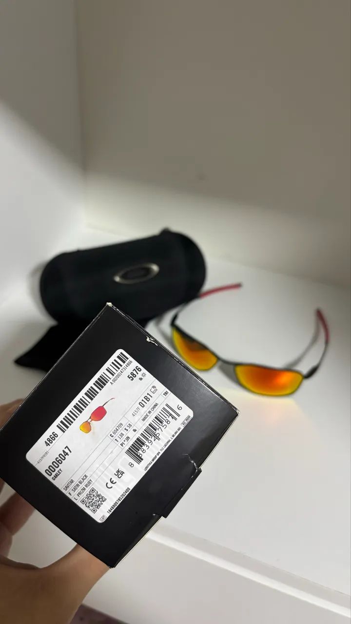 Savitar Oakley Satin Black / Prizm Ruby - Foto 4