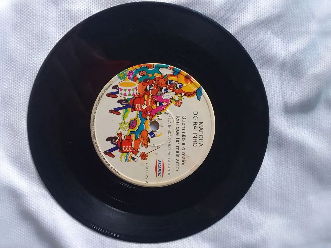 Compacto vinil Atlântic Marcha do Ratinho dec 70 raridade  - Foto 3