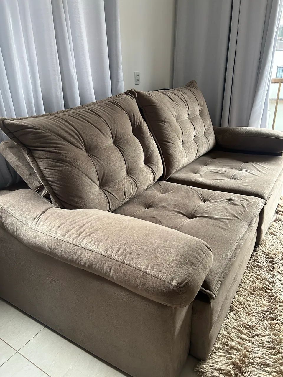 Sofá grande de 4 lugares retrátil - Foto 3