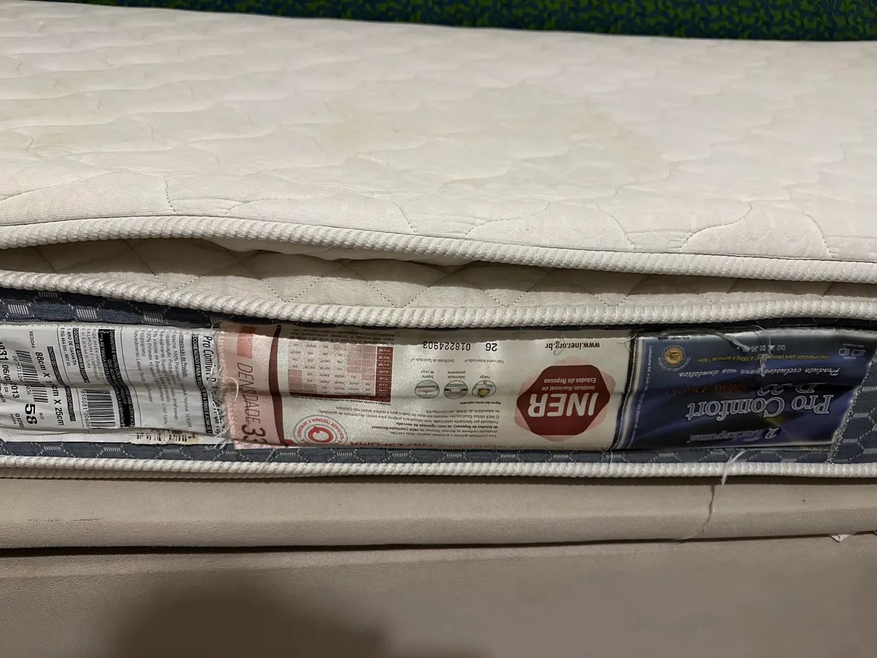 Cama box de solteiro
