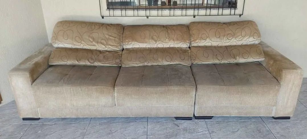 Sofá 3 lugares reclinável 