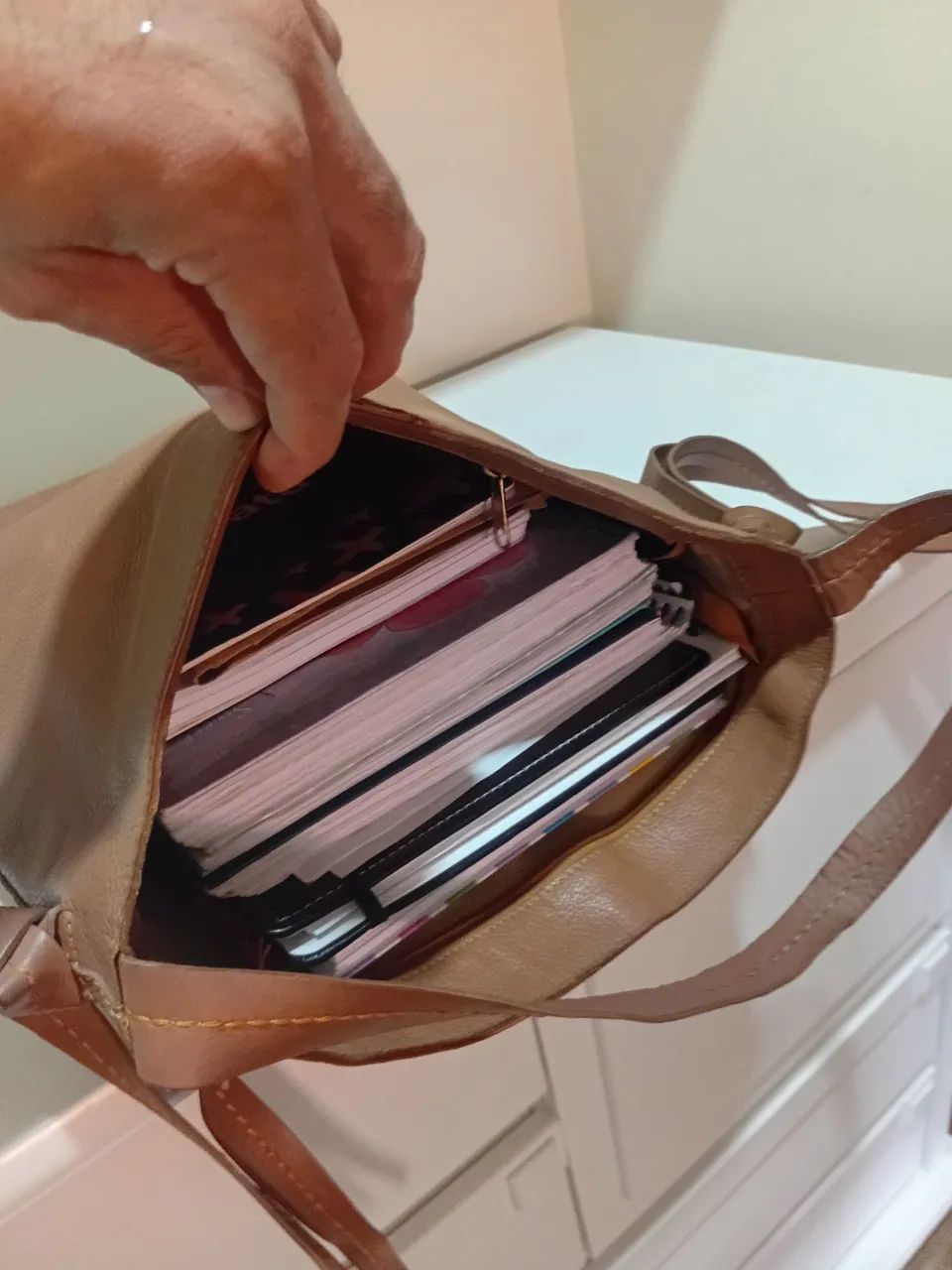 Bolsa de couro mr cat - Foto 5