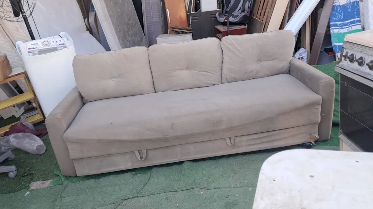 Sofa cama lindo entregamos no local  - Foto 3