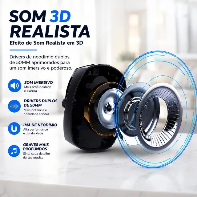 Headset Gamer Havit H2230D Compatível PC PS4 PS5 Xbox - Foto 3