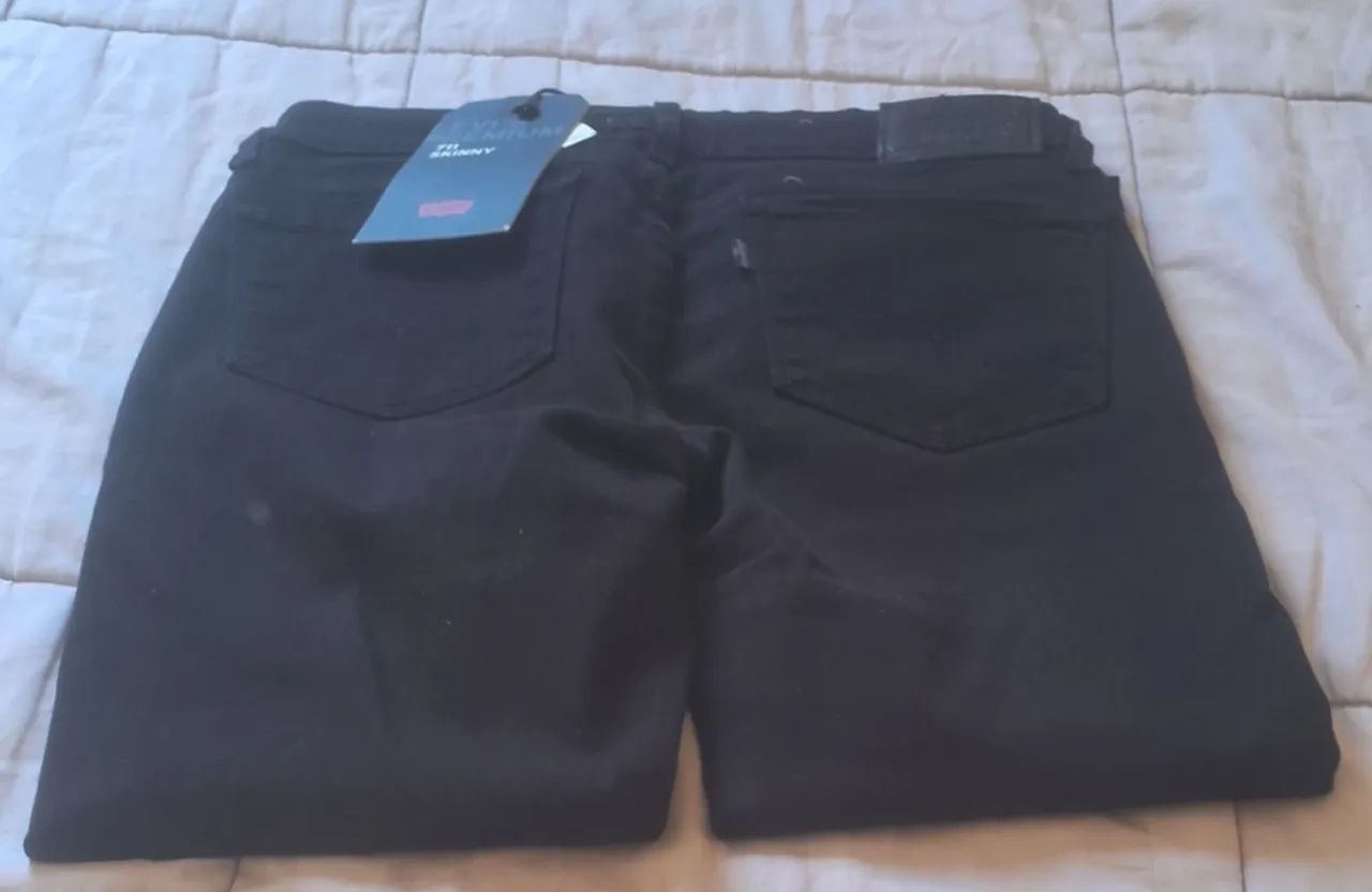 Calças Lewis skinny preta - Foto 4
