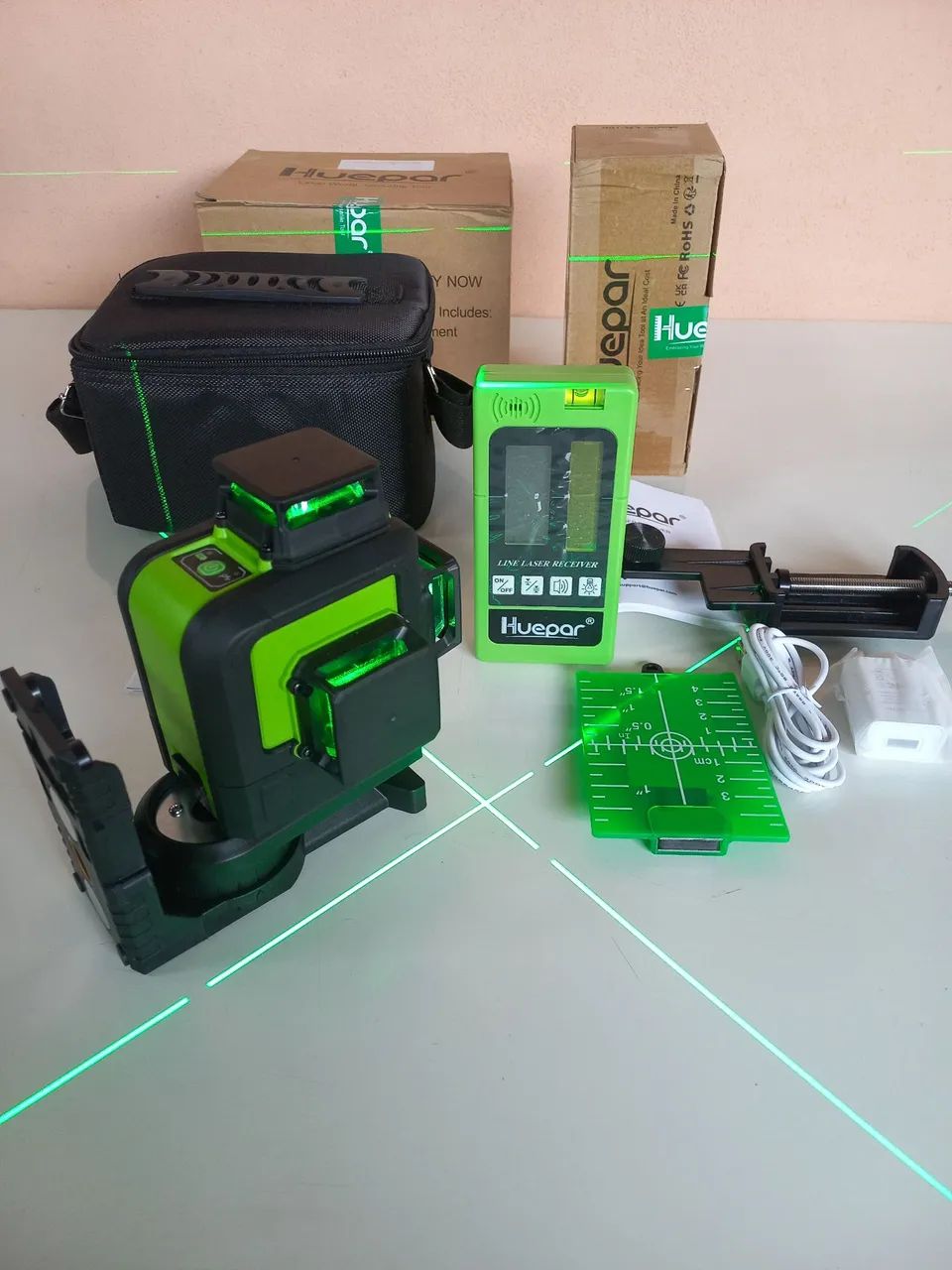 NÍVEL A LASER 12 LINHAS ÁREA EXTERNA PROFISSIONAL HUEPAR - Foto 3